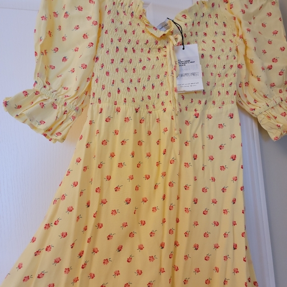 Faithfull the Brand Sage yellow floral sundress - Picture 8 of 10
